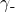 \gamma\textsubscript{\small{-}}