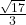 \frac{\sqrt{17}}{3}