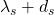 \lambda_s + d_s}